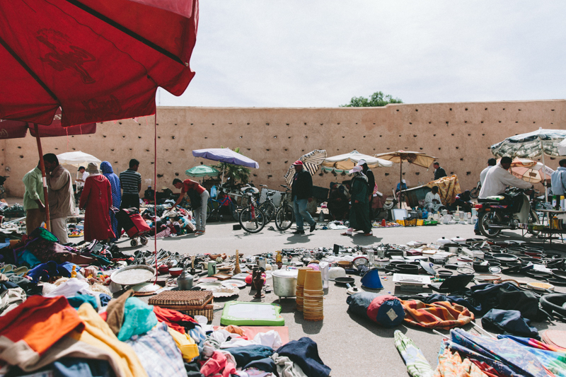 Flea market, Marrakech, Morocco